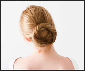 Twisted Bun Hairstyle